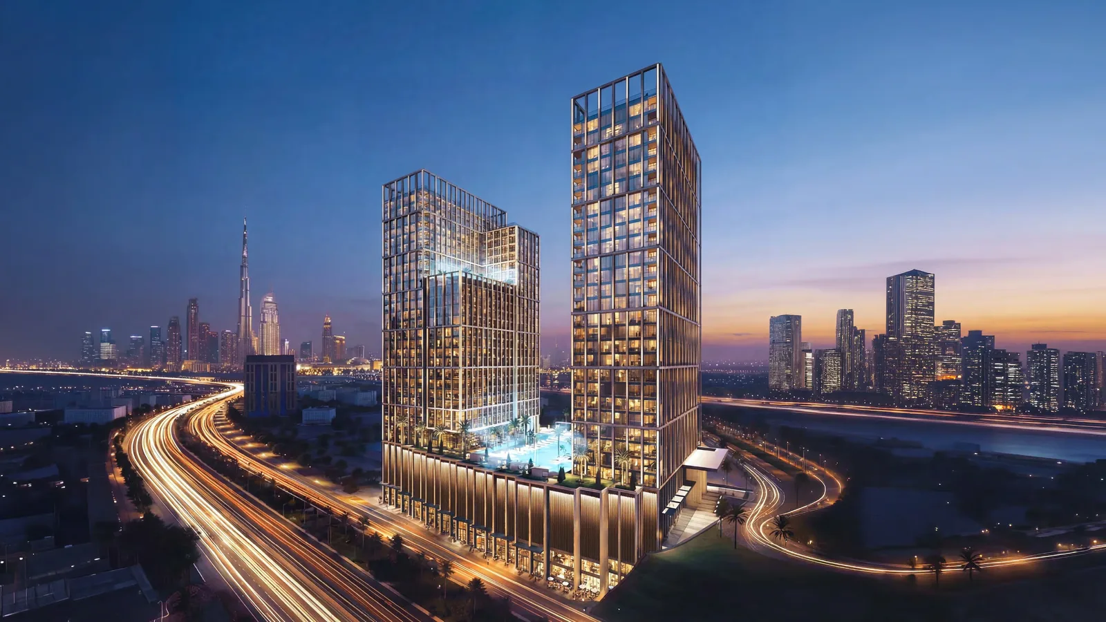 Binghatti Spectre Residential Living Area